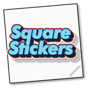 Square Stickers – product view 2