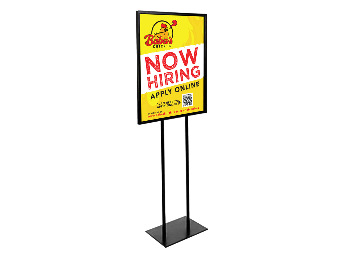Floor Poster Stand – product view 1
