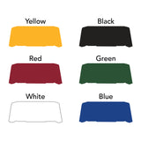 6ft or 8ft Solid Color Throw with No Print