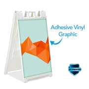 Standard White A-Frame Sign – product view 2