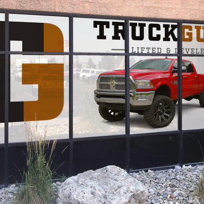 Adhesive Perforated Window Graphics