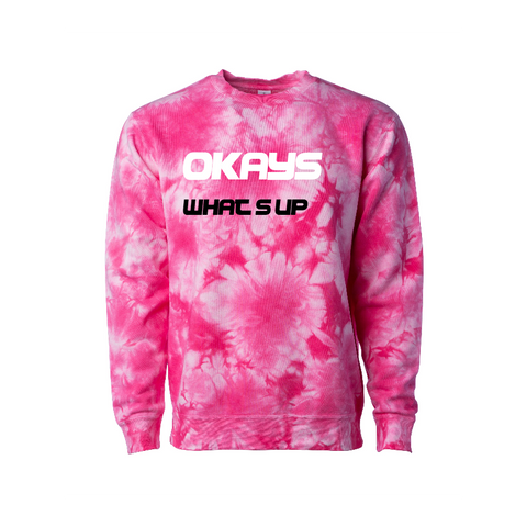Unisex Midweight Tie Dye Crew