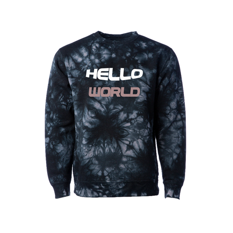 Unisex Midweight Tie Dye Crew