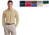 K500LS Port Authority Silk Touch Long Sleeve Pique