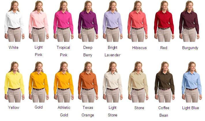 L608 Port Authority® - Ladies Long Sleeve Easy Care Shirt